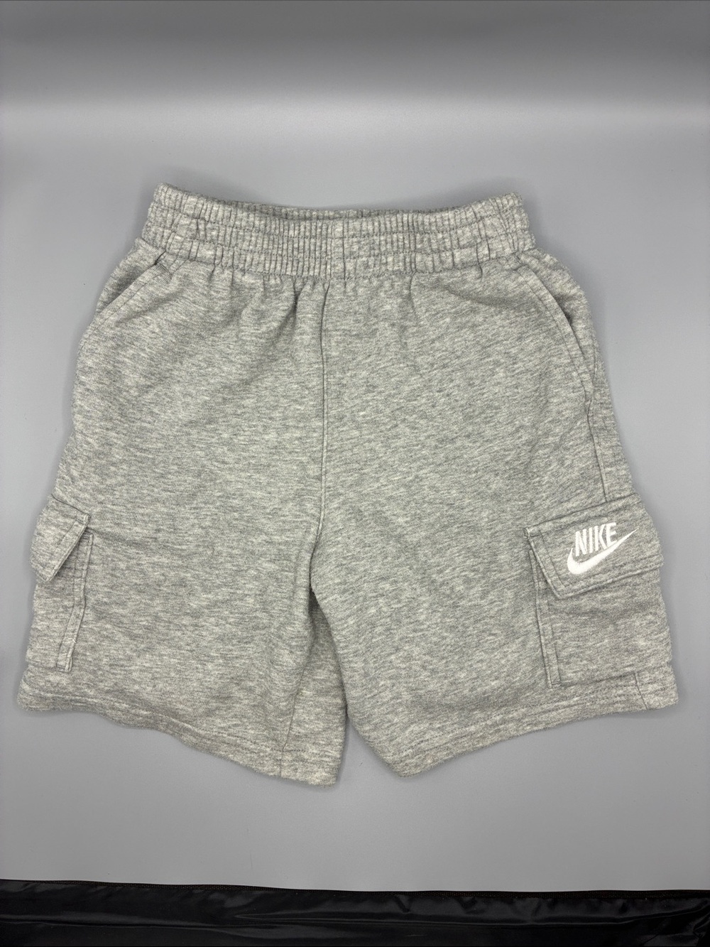 Nike Gray Kids Cargo Sweat Shorts
